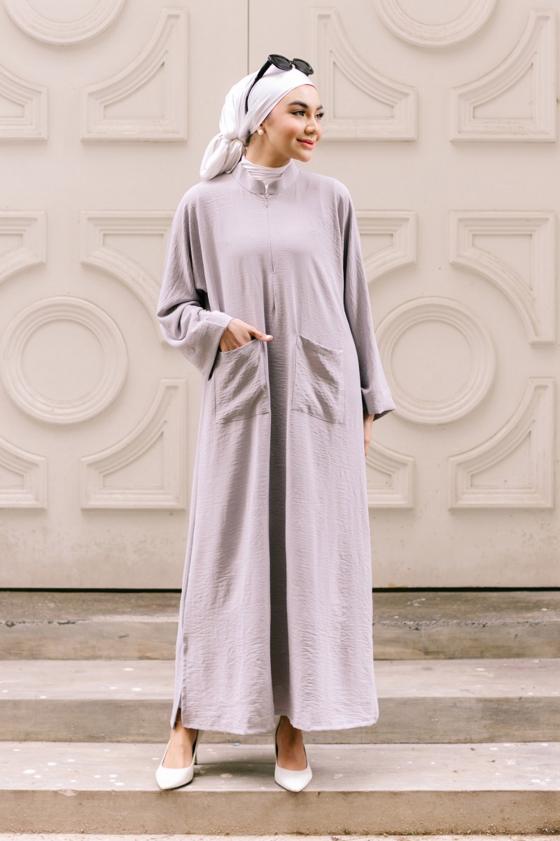 Zahra Caftan Grey